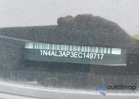 2014 Nissan Altima 2.5 S z USA, uszkodzony, nr VIN 1N4AL3AP3EC149717